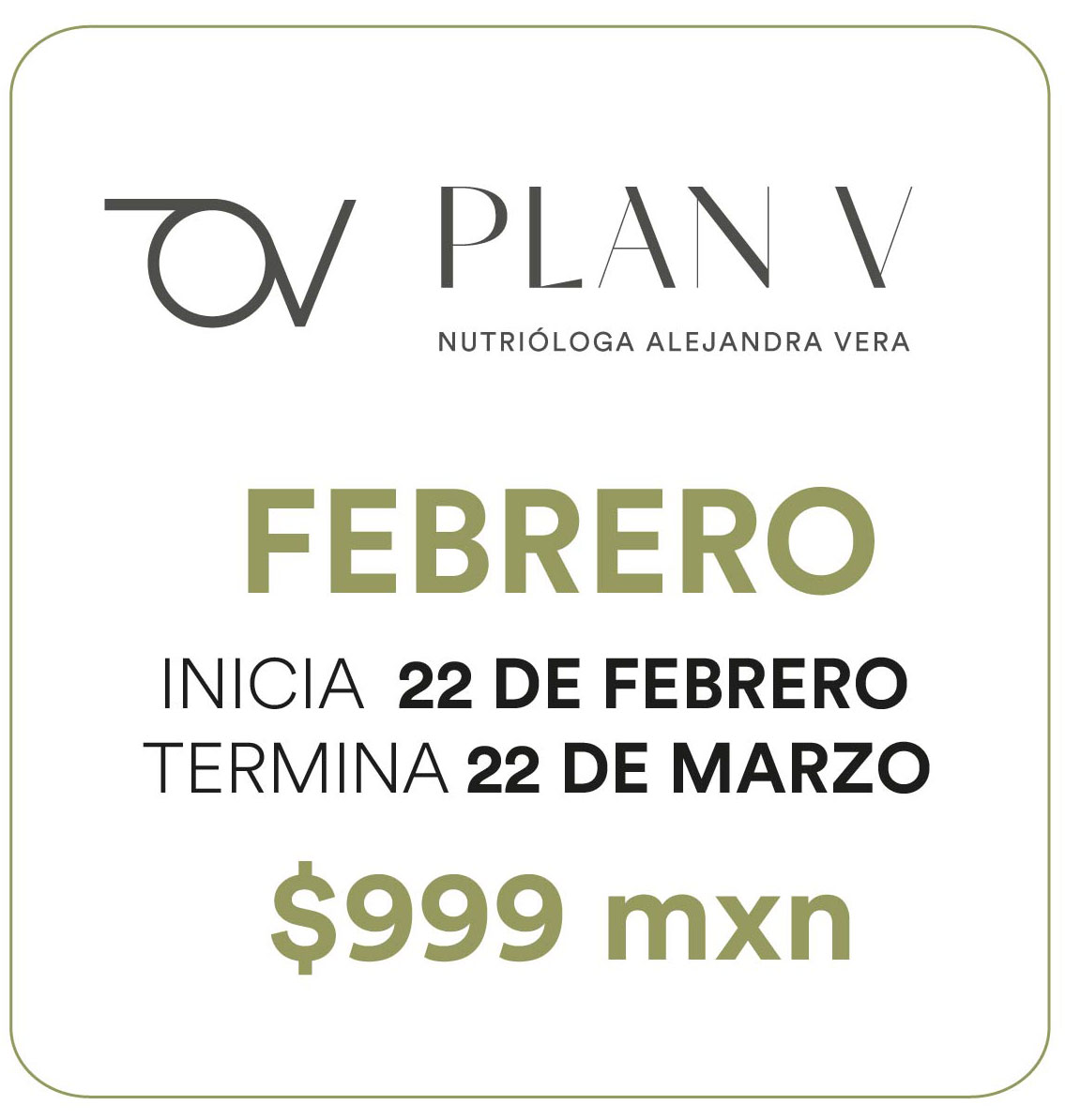 Promoción Febrero